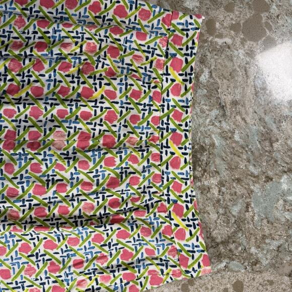 Tommy Bahama‎ linen blend basket weave print above knee skirt woman's size 2 - Picture 2 of 7